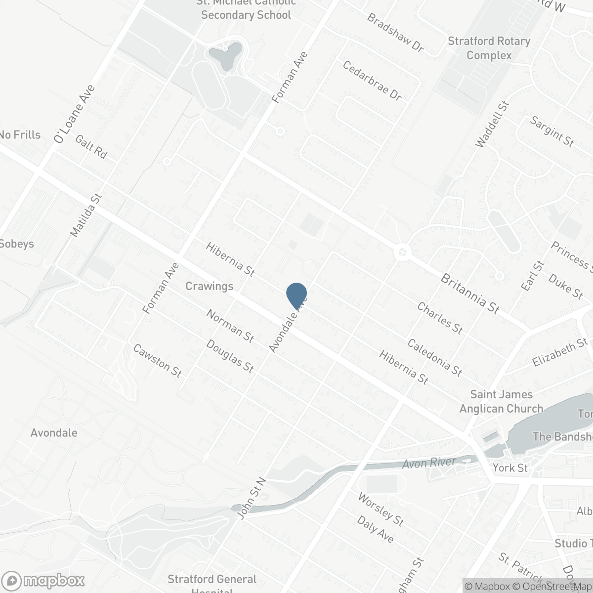 220 HIBERNIA STREET, Stratford, Ontario N5A 5V5